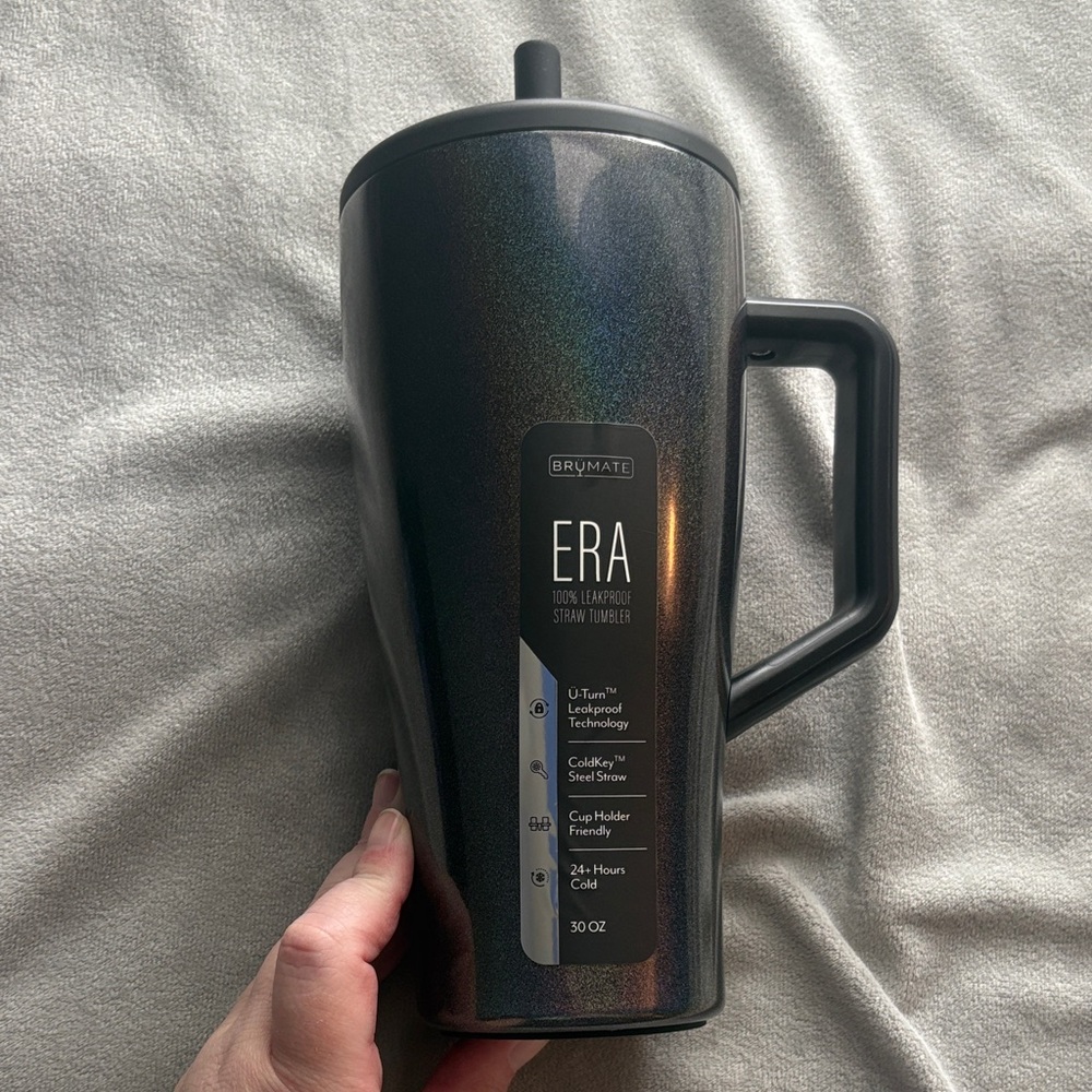 BrüMate Glitter Charcoal 30 oz Era